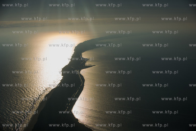 Polwysep Hel z lotu ptaka. 26.09.2014 fot. Wojtek Jakubowski...