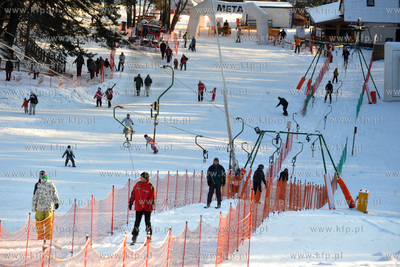 Stok narciarski i saneczkowy na Lysej Gorze w Sopocie....