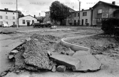 Remont parkingu w centrum Sierakowic na Kaszubach....