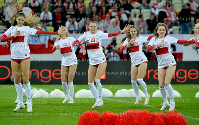 Gdansk. PGE Arena. Mecz towarzyski Polska- Dania. Nz....