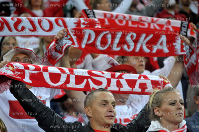 Gdansk. PGE Arena. Mecz towarzyski Polska- Dania. Nz....