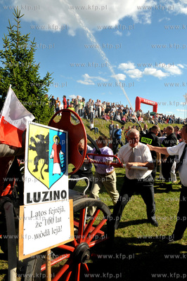 Dozynki w Luzienie na Kaszubach. Atrakcja byla stara...