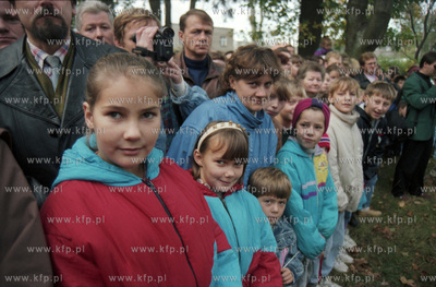 Wizyta prezydenta Lecha Walesy w Dziemianach na Kaszubach...