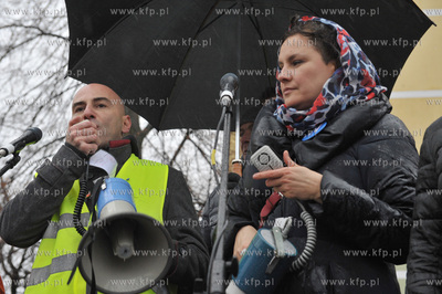 Manifestacja w obronie demokracji zorganizowana na...