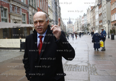 Sekretarz Generalny UEFA David Taylor odwiedzil Gdansk....