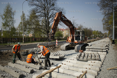 Gdansk Brzezno. Remont tramwajowego torowiska w ramach...