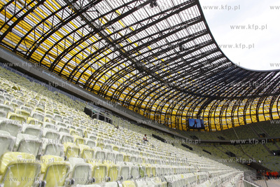 Gdansk. Budowa stadionu PGE Arena Gdansk. Obiekt ten...