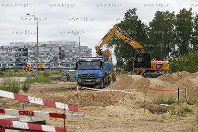 Budowa ul. Slowackiego w okolicach lotniska w Rebiechowie.
27.07.2011
fot....