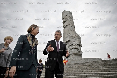 Gdansk Westerplatte. Delegacja Niemieckiej Federacji...