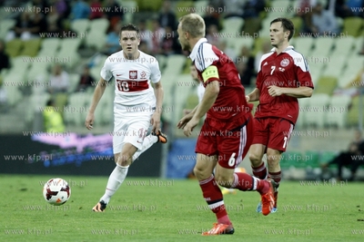Gdansk. PGE Arena. Mecz towarzyski Polska- Dania. Nz....