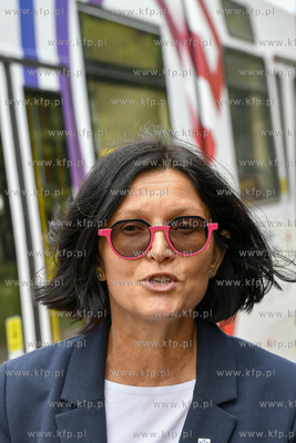 Konferencja prasowa podczas której zaprezentowano...