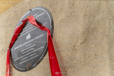 Gdansk. Morena. Odsłonięcie tablicy upamiętniającej...