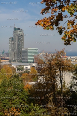 Gdynia. Złota jesień. Widok z Kamiennej Góry. 16.10.2018...