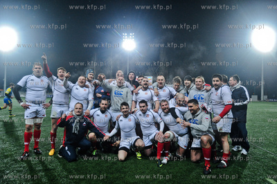 Gdynia. Narodowy Stadion Rugby. Mecz rugby dywizji...