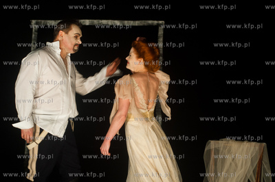 Gdansk. Teatr Wybrzeze. Proba spektaklu pt. Martwe...