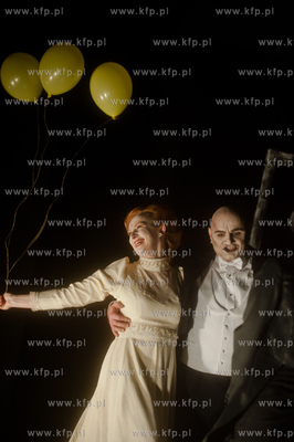 Gdansk. Teatr Wybrzeze. Proba spektaklu pt. Martwe...