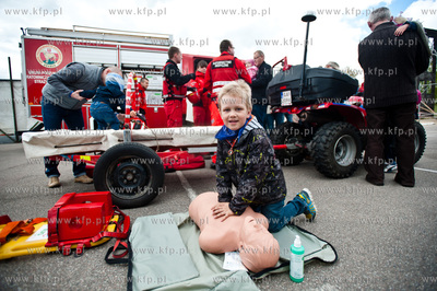 Gdansk Oliwa. Jednostka Strazy Pozarnej przy ul. Beniowskiego....
