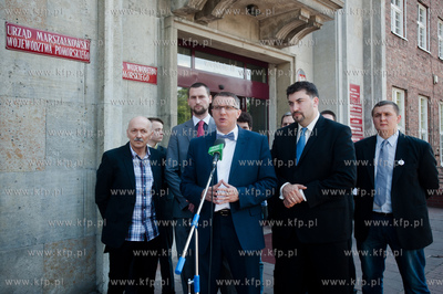 Gdansk. Konferencja prasowa przedstawicieli Kongresu...