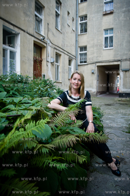 Gdansk. Wrzeszcz. Dr. Aleksandra Richie, autorka ksiazki...