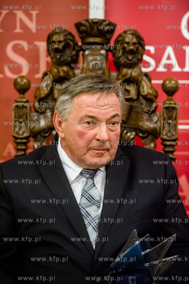 Gdansk. Ratusz Glownomiejski. Uroczystosc wreczenia...