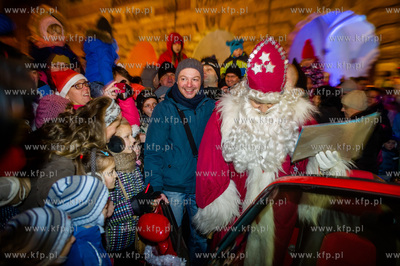 Gdansk. Przywitanie Swietego Mikolaja, parada zaczarowanego...