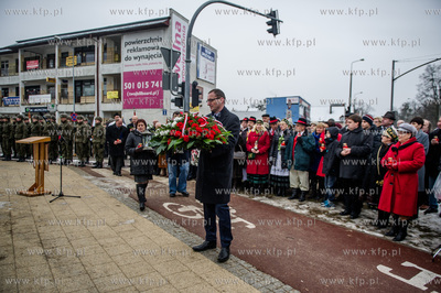 Pruszcz Gdanski. Uroczystosci upamietniajace 70 rocznice...