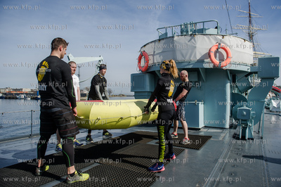 Gdynia. Morderczy trening przygotowujacy do zawodow...