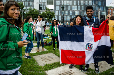 Gdańsk. Plac Solidarności. Światowe Dni Młodzieży...