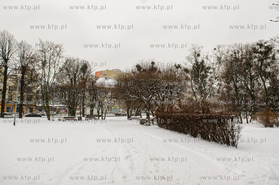 Gdańsk. Wrzeszcz. Park Uphagena.  08.02.2017 fot....