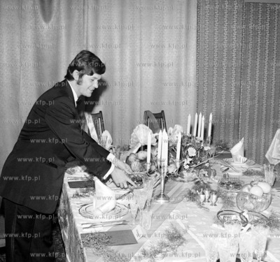 Ryszard Kokoszka podczas konkursu gastronomicznego...