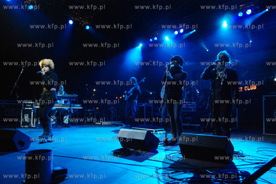 Gdynia. Powitanie Nowego, 2008 Roku na Skwerze Kosciuszki....