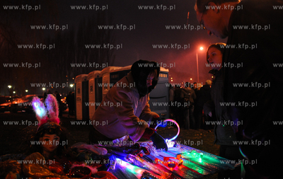 Gdynia. Skwer Kosciuszki. Mieszkancy Gdyni swietuja...