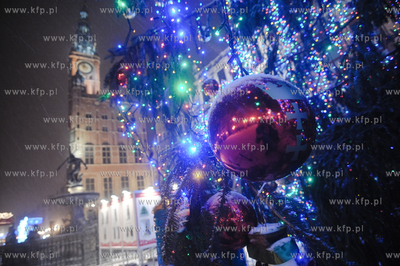 Jarmark swiateczny na Dlugim Targu w Gdansk Glownym....