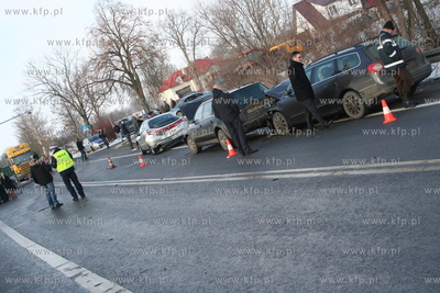 Na krajowej "siodemce" w miejscowosci Solnica niedaleko...
