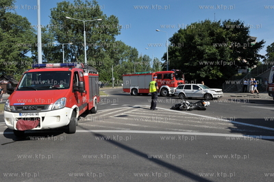 Sopot skrzyzowanie ulic Wejherowskiej i Obodrzycow....