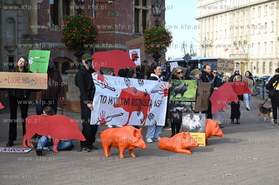 Siedziba Rady Miasta Gdańska. Protest aktywistów...
