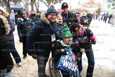 34 Finał WOŚP w Sopocie. Sopot. Nz. Wicemarszałek...