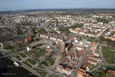 Elblag z lotu ptaka. 19.04.2009 fot. Kacper Kowalski...