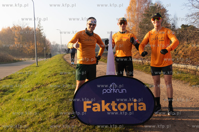 Biało-czerwony parkrun na terenie Parku Kulturowego...