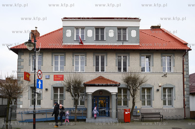 Półwysep helski. Hel. Nz. Poczta Polska przy ul....