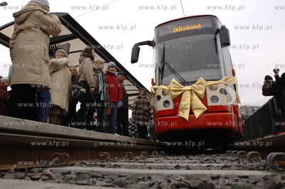 Uroczyste otwarcie nowowybudowanej trasy tramwajowej...