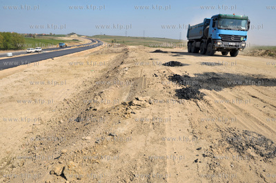 Budowa Obwodnicy Poludniowej Gdanska - wezel Straszyn.06.05.2011Fot....