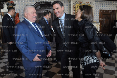 Dwor Artusa w Gdansku. Uroczystosc wreczenia Nagrody...