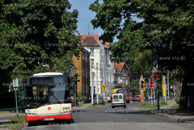 Nowy Port, przytanek autobusowy na ul. Wladyslawa IV....