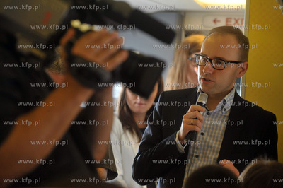 Port Lotniczy Gdansk. Konferencja Michael'a O'Leary...