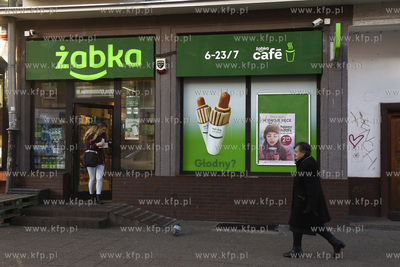 Sklep sieci Żabka na ulicy Heweliusza w Gdańsku Sródmieściu.
16.01.2020...
