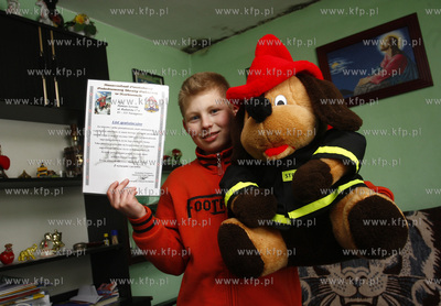 Damian Serwida - 12 letni chlopiec z Niestepowa uratowal...