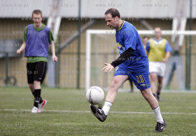 Sopot. Pilka nozna. Spotkanie towarzyskie druzyn Urzedu...