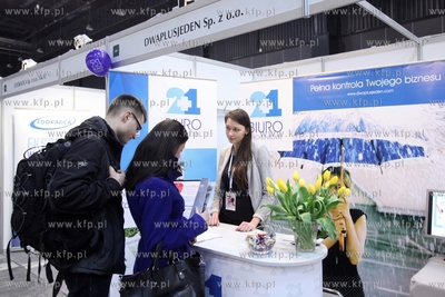 Gdańsk. Amber Expo. Metropolitalne Targi Pracy Pomorza....