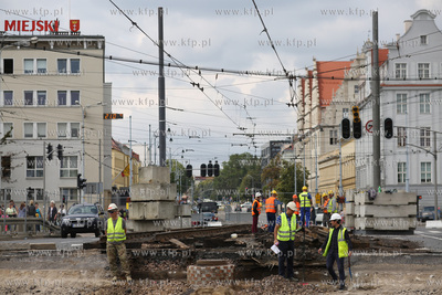 Gdańsk. Budowa tunelu pod ul. Hucisko. Podczas prac...